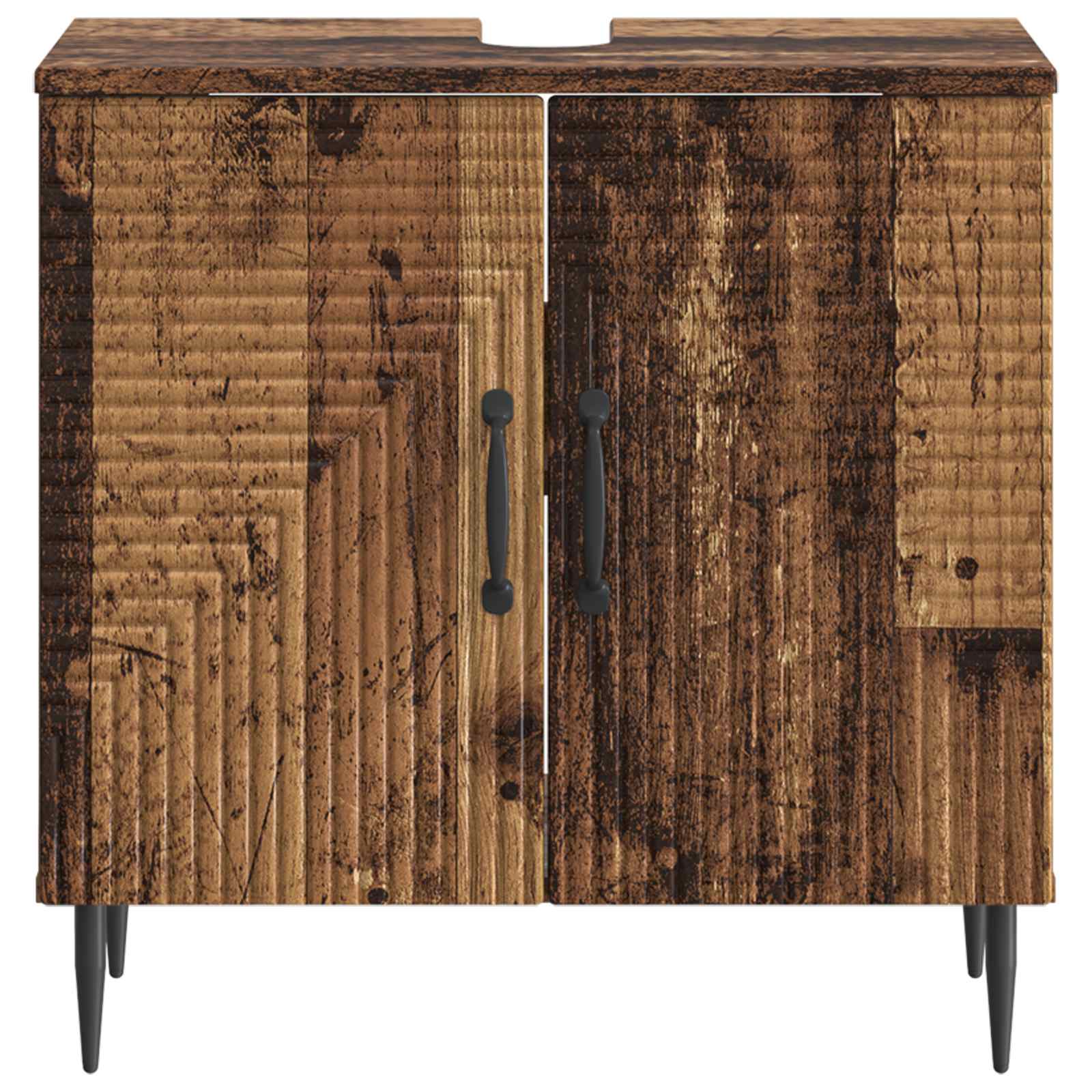 vidaXL Szafka pod umywalkę HAARLEM Stare drewno 59,5 x 31,5 x 59 cm
