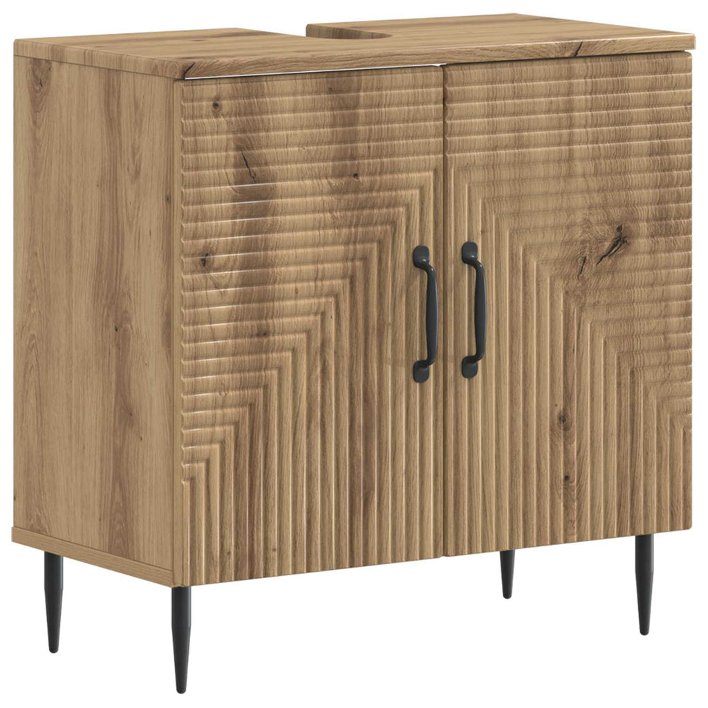 vidaXL Szafka pod umywalkę HAARLEM Dąb artisan 59,5 x 31,5 x 59 cm