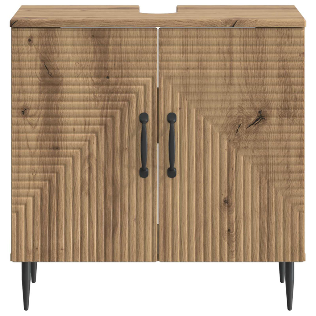 vidaXL Szafka pod umywalkę HAARLEM Dąb artisan 59,5 x 31,5 x 59 cm