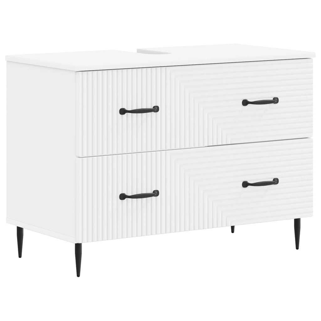 vidaXL Szafka pod umywalkę HAARLEM Biały 82 x 41 x 58,5 cm