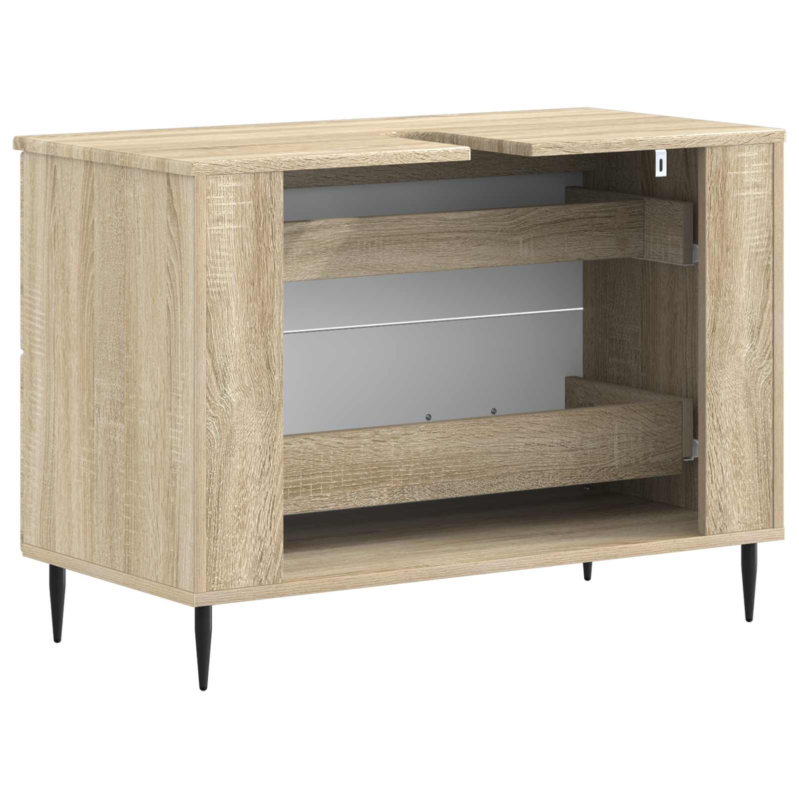 vidaXL Szafka pod umywalkę HAARLEM dąb Sonoma 82 x 41 x 58,5 cm