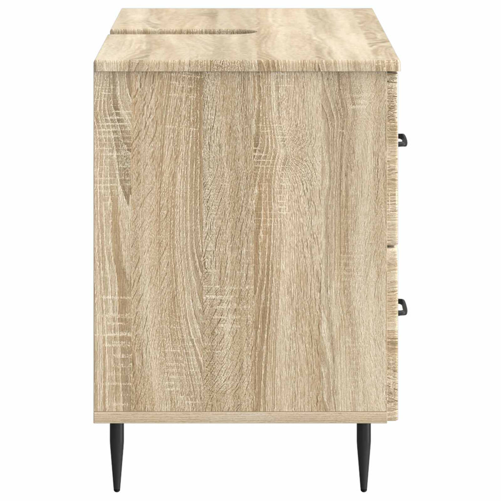 vidaXL Szafka pod umywalkę HAARLEM dąb Sonoma 82 x 41 x 58,5 cm