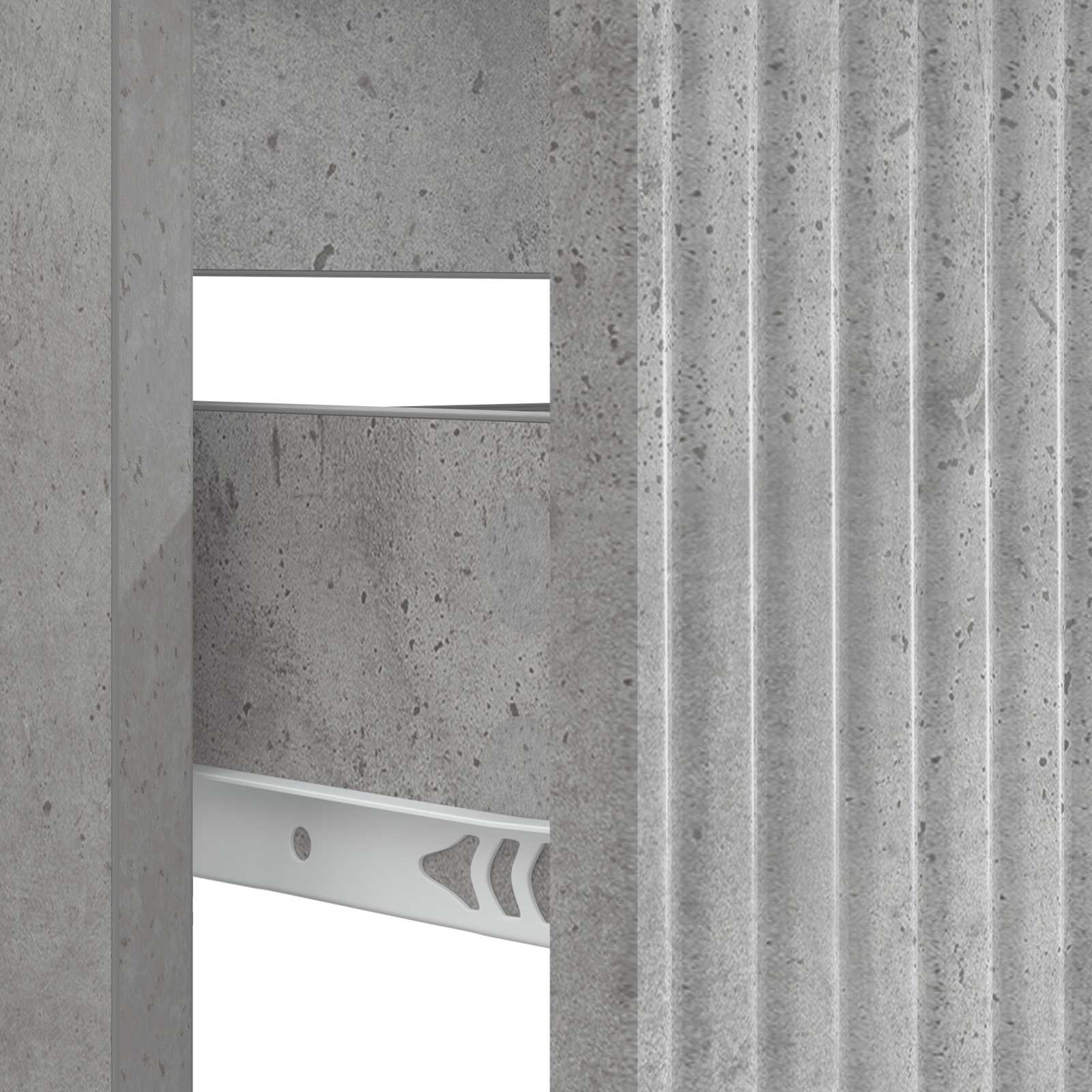 vidaXL Szafka pod umywalkę HAARLEM Betonowy szary 82 x 41 x 58,5 cm