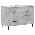 vidaXL Szafka pod umywalkę HAARLEM Betonowy szary 82 x 41 x 58,5 cm
