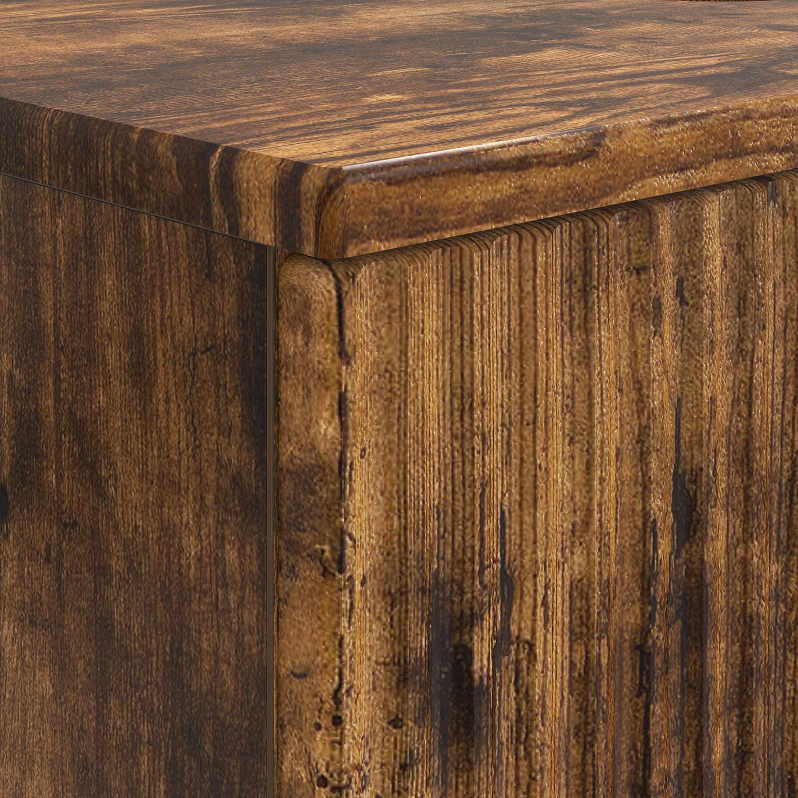vidaXL Szafka pod umywalkę HAARLEM Dąb wędzony 82 x 41 x 58,5 cm