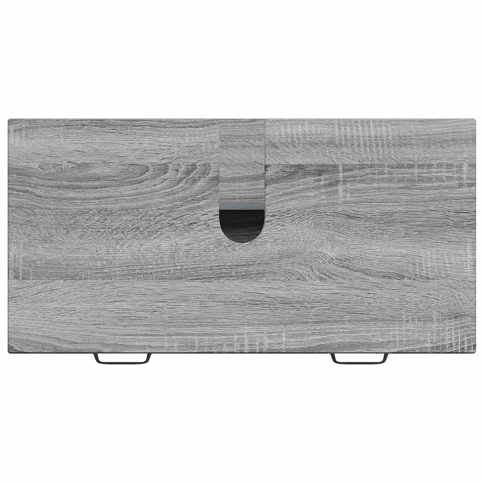 vidaXL Szafka pod umywalkę HAARLEM Szary Sonoma 82 x 41 x 58,5 cm