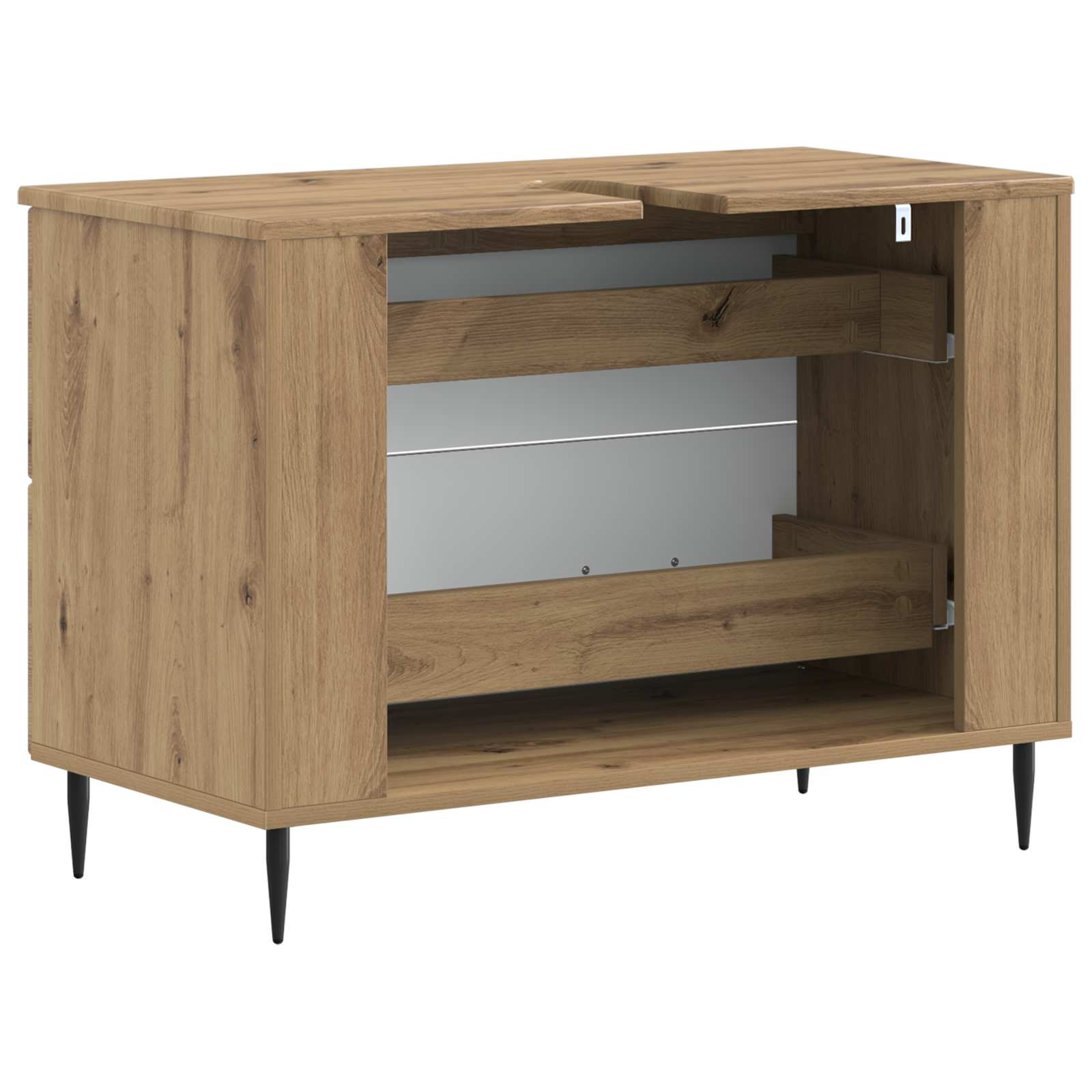 vidaXL Szafka pod umywalkę HAARLEM Dąb artisan 82 x 41 x 58,5 cm
