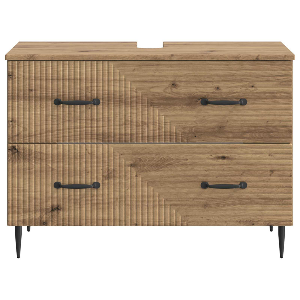 vidaXL Szafka pod umywalkę HAARLEM Dąb artisan 82 x 41 x 58,5 cm