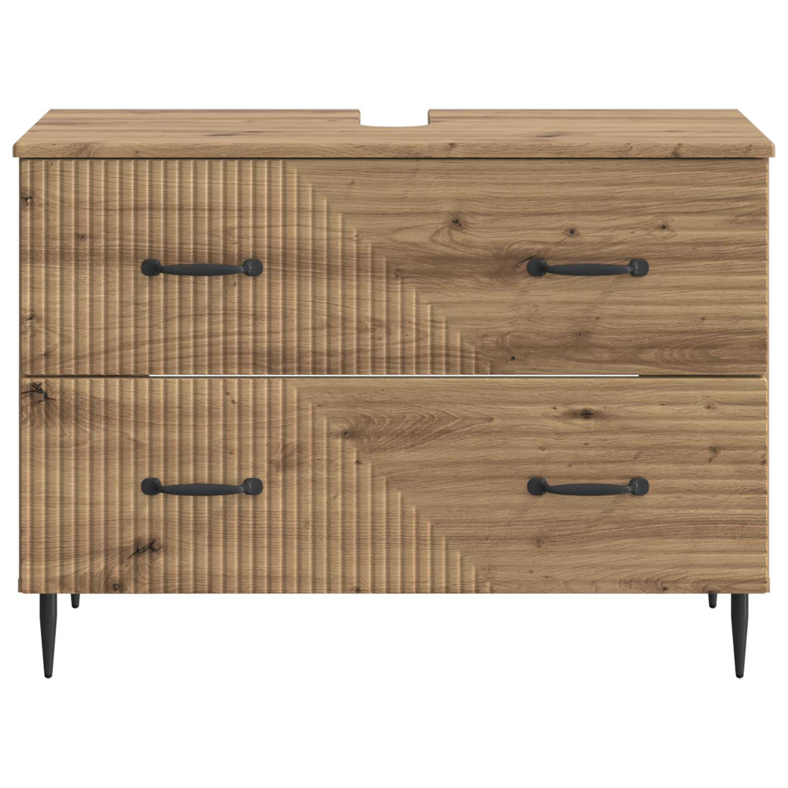 vidaXL Szafka pod umywalkę HAARLEM Dąb artisan 82 x 41 x 58,5 cm