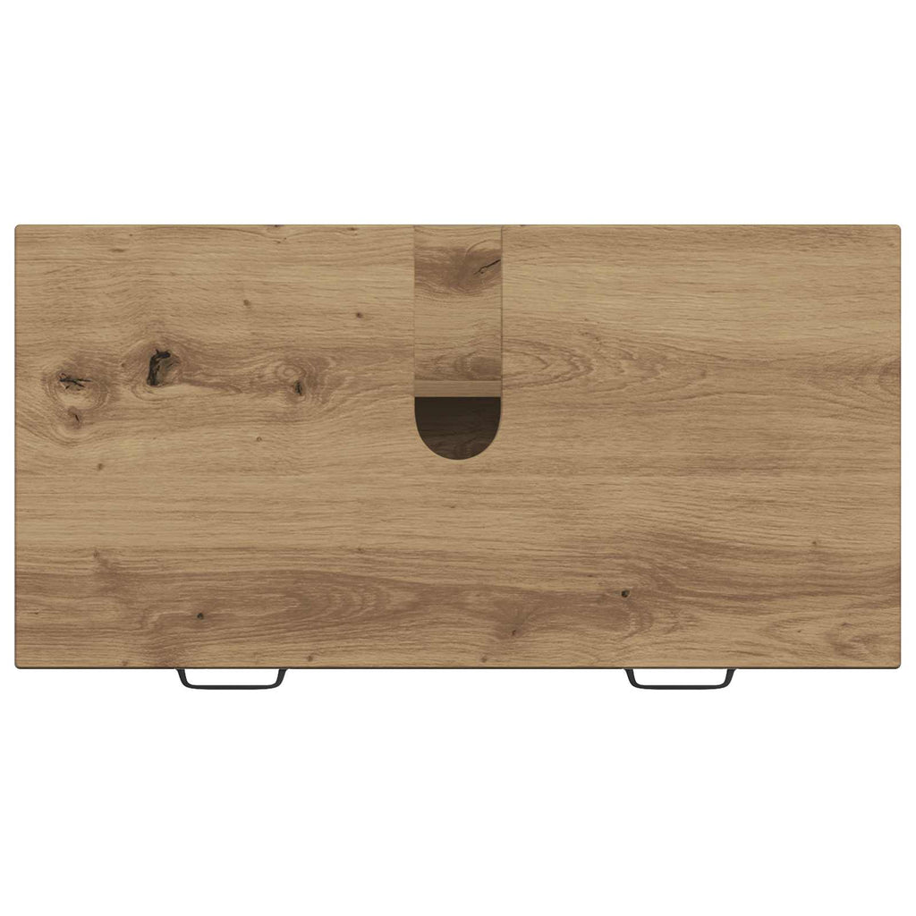 vidaXL Szafka pod umywalkę HAARLEM Dąb artisan 82 x 41 x 58,5 cm