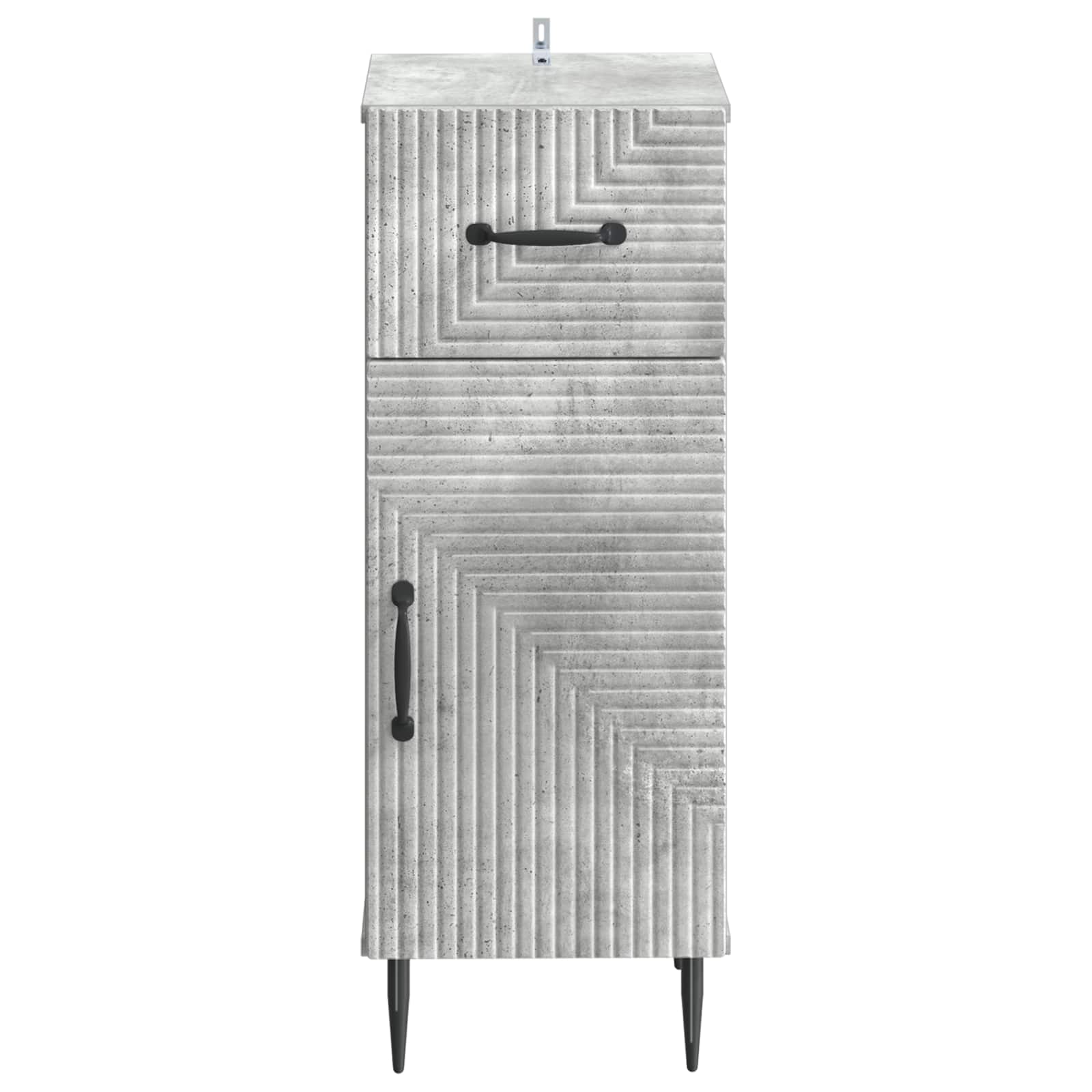 vidaXL Szafka Łazienkowa HAARLEM Betonowy szary 30 x 31 x 80 cm