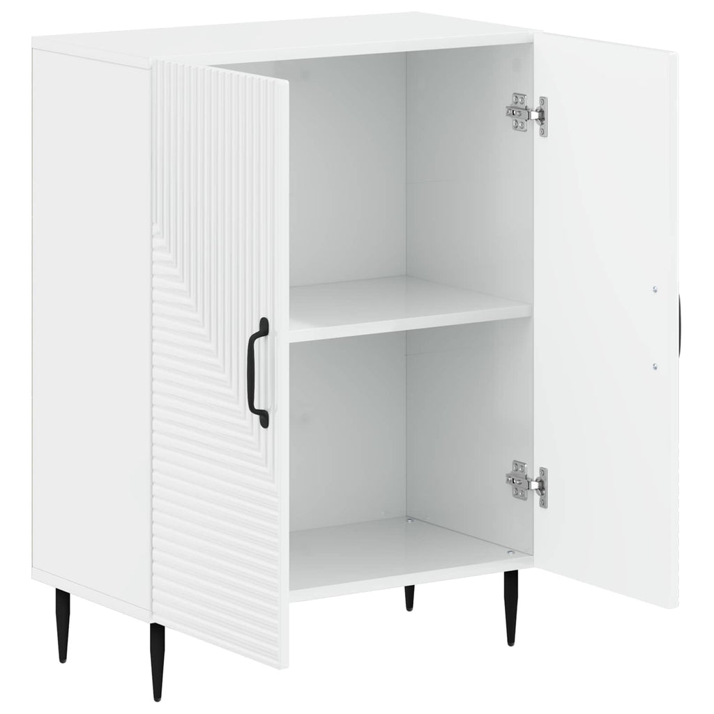 vidaXL Szafka Łazienkowa HAARLEM Biały wysoki połysk 59,5 x 31 x 80 cm