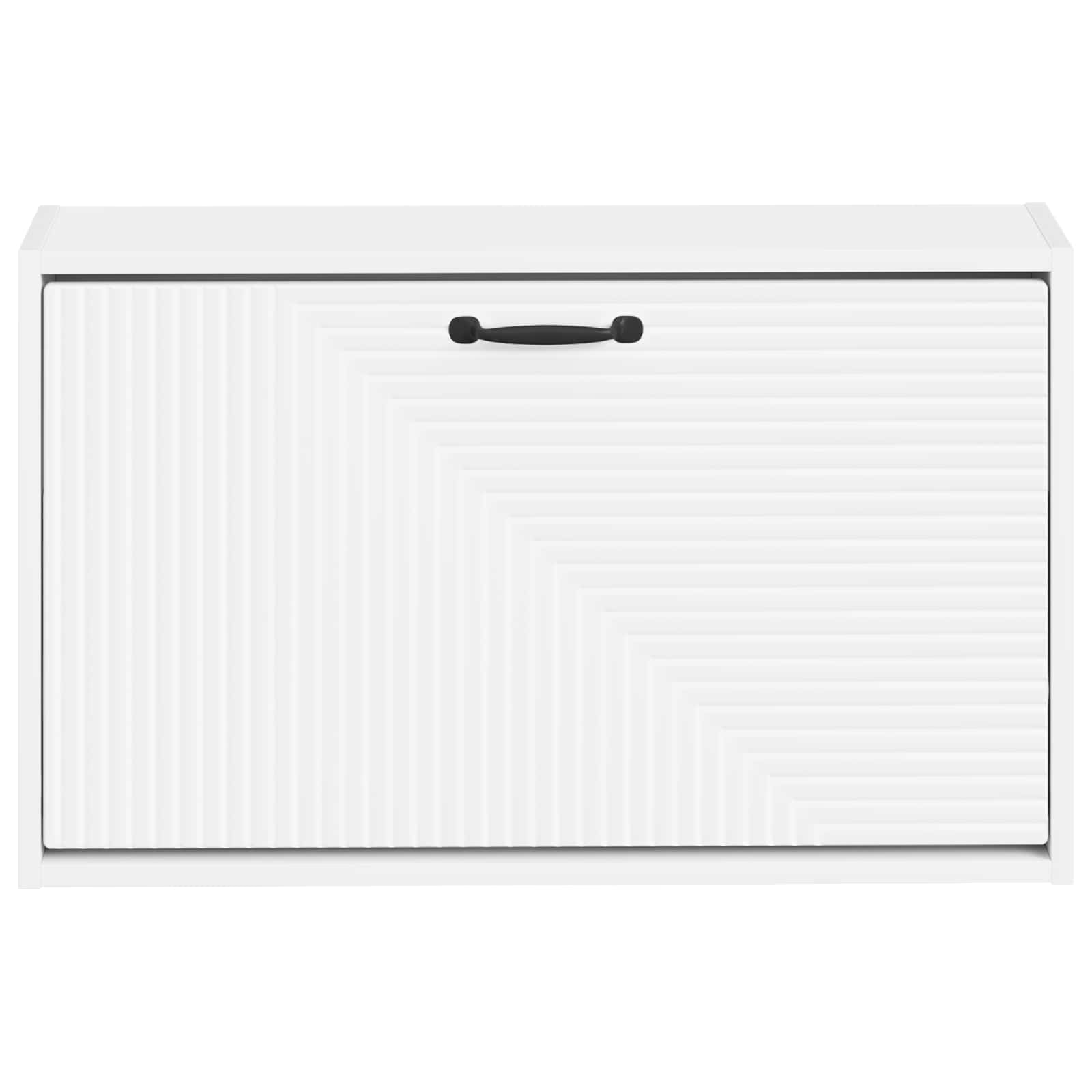 vidaXL Wisząca szafka na buty HAARLEM 71 x 17 x 43 cm Biały