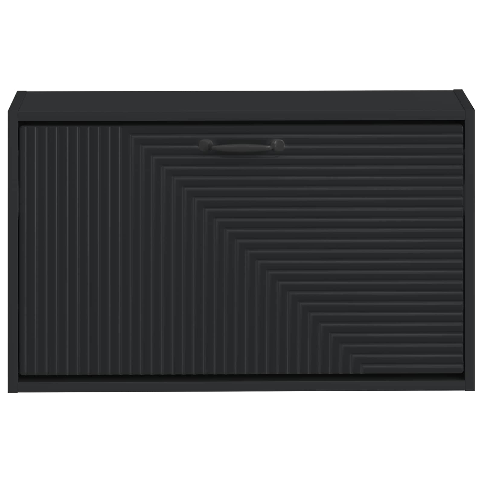 vidaXL Wisząca szafka na buty HAARLEM 71 x 17 x 43 cm Czarny
