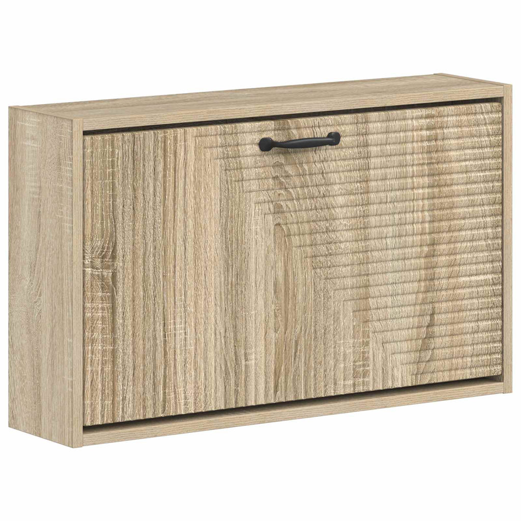 vidaXL Wisząca szafka na buty HAARLEM 71 x 17 x 43 cm dąb Sonoma
