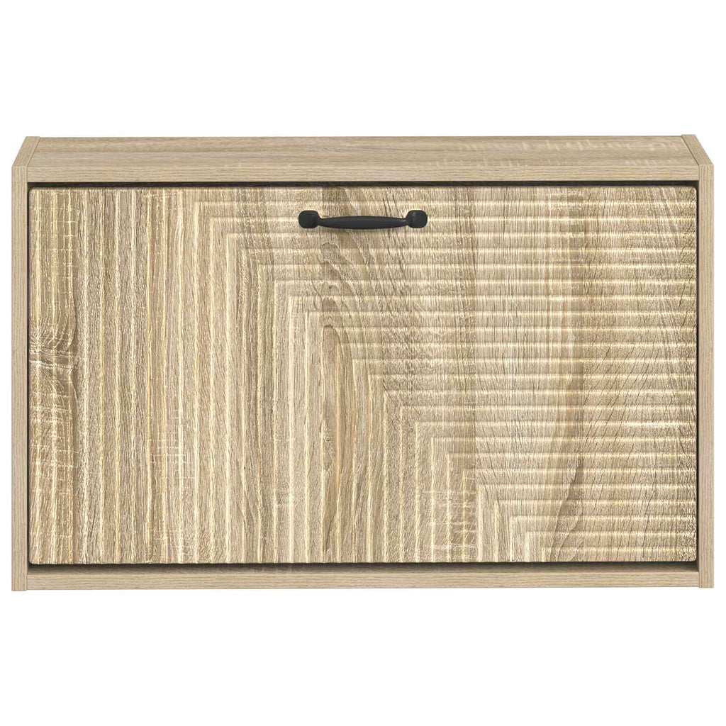 vidaXL Wisząca szafka na buty HAARLEM 71 x 17 x 43 cm dąb Sonoma
