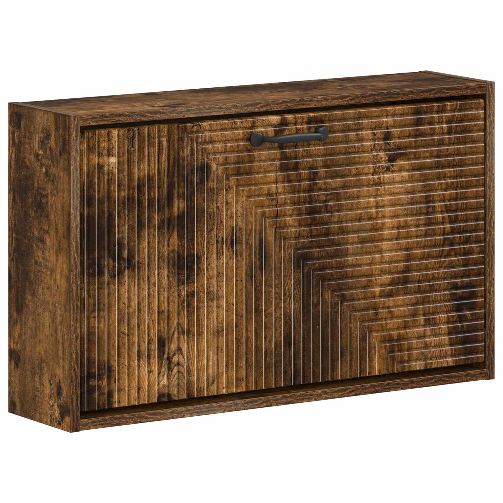 vidaXL Wisząca szafka na buty HAARLEM 71 x 17 x 43 cm Dąb wędzony