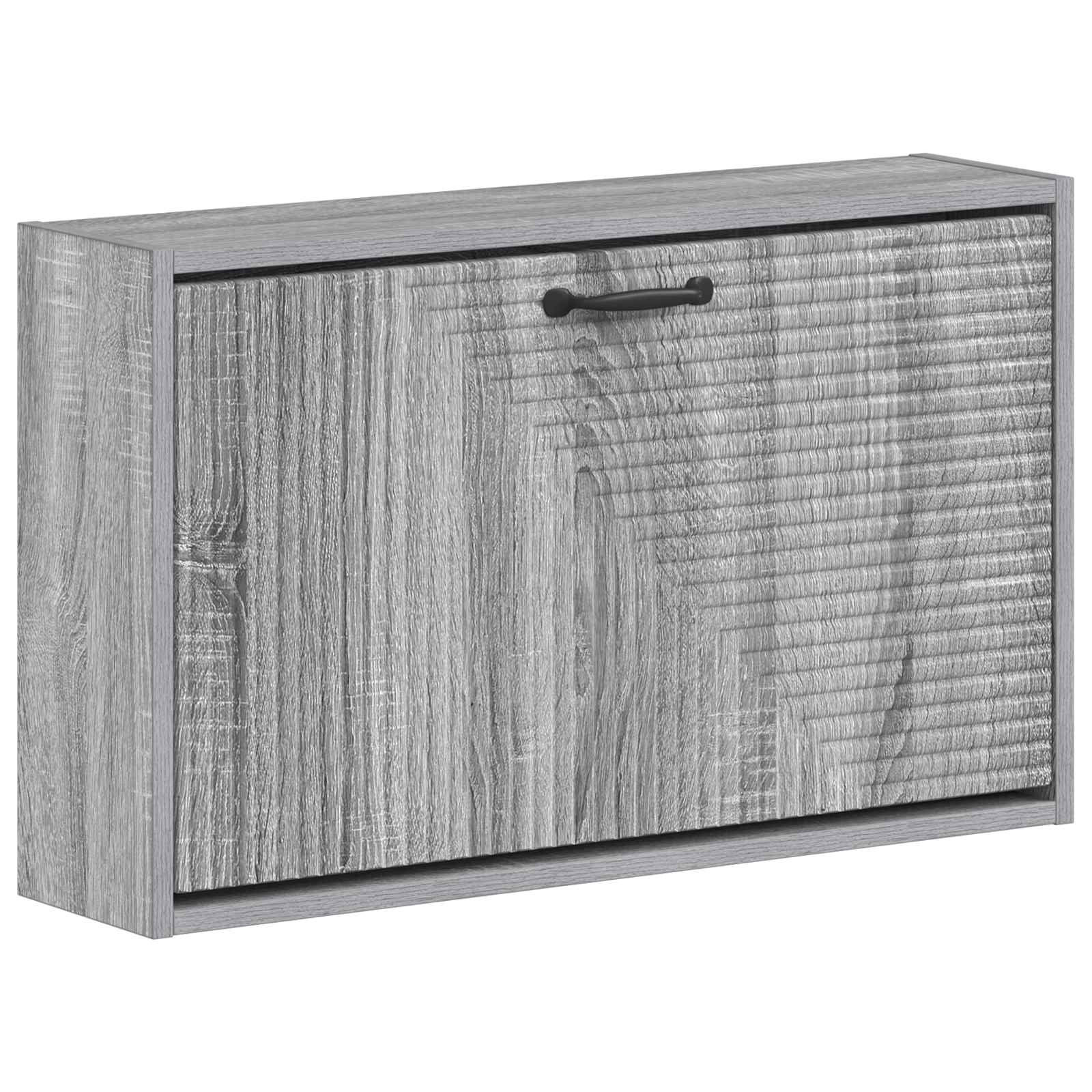 vidaXL Wisząca szafka na buty HAARLEM 71 x 17 x 43 cm Szary Sonoma