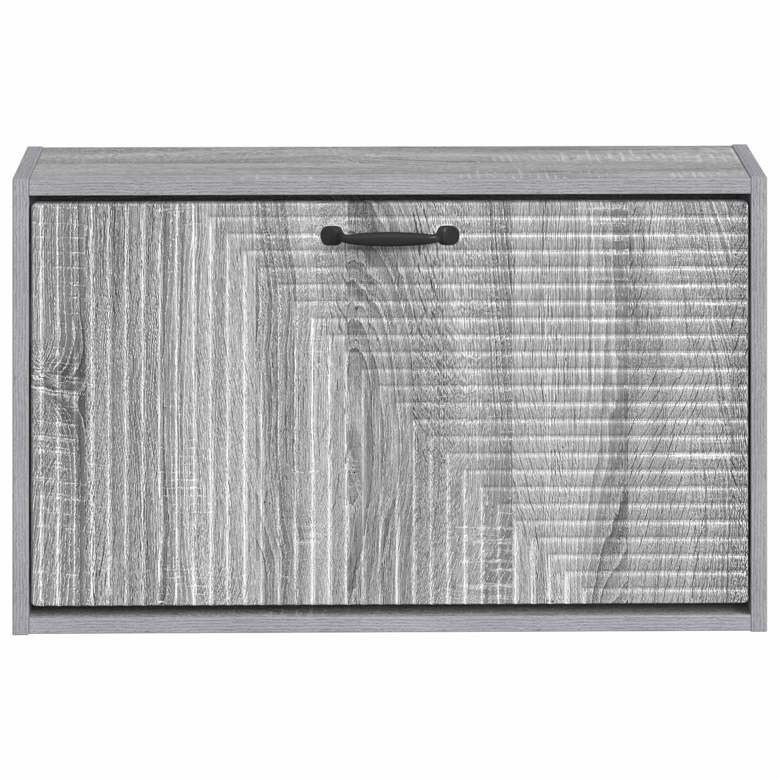 vidaXL Wisząca szafka na buty HAARLEM 71 x 17 x 43 cm Szary Sonoma