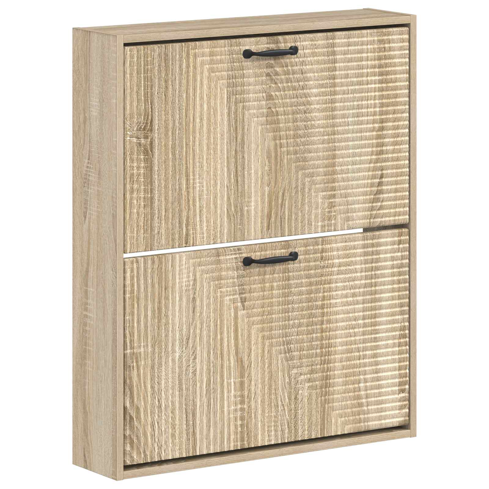 vidaXL Wisząca szafka na buty HAARLEM 71 x 17 x 86 cm dąb Sonoma