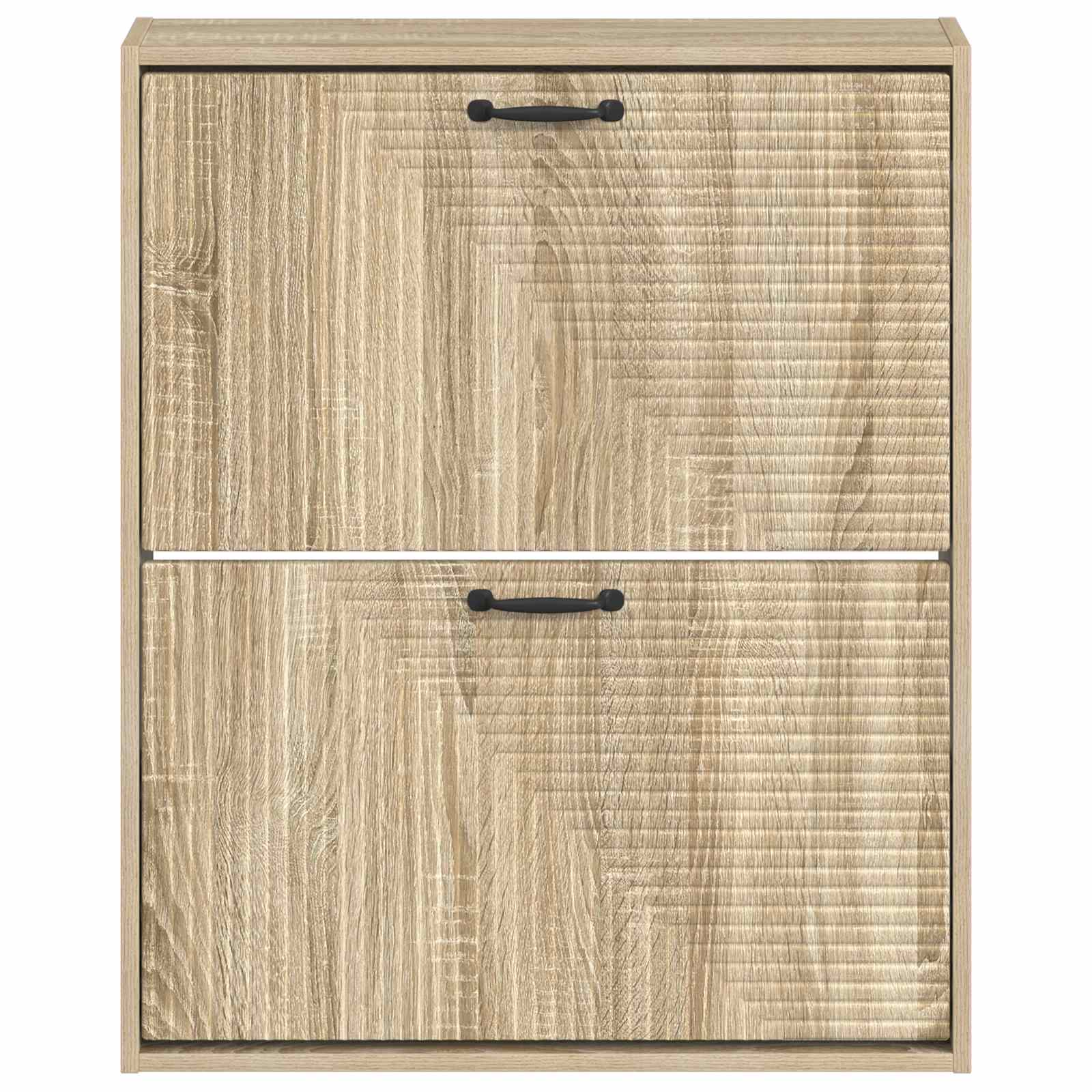 vidaXL Wisząca szafka na buty HAARLEM 71 x 17 x 86 cm dąb Sonoma