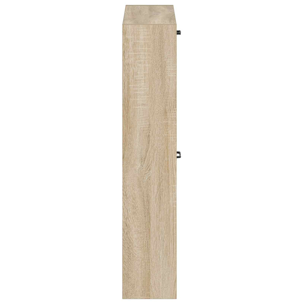 vidaXL Wisząca szafka na buty HAARLEM 71 x 17 x 86 cm dąb Sonoma