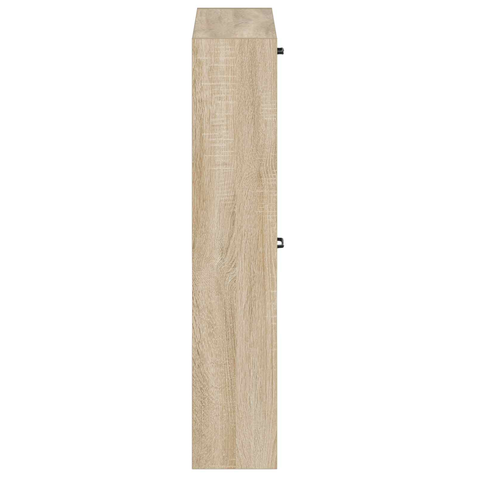 vidaXL Wisząca szafka na buty HAARLEM 71 x 17 x 86 cm dąb Sonoma