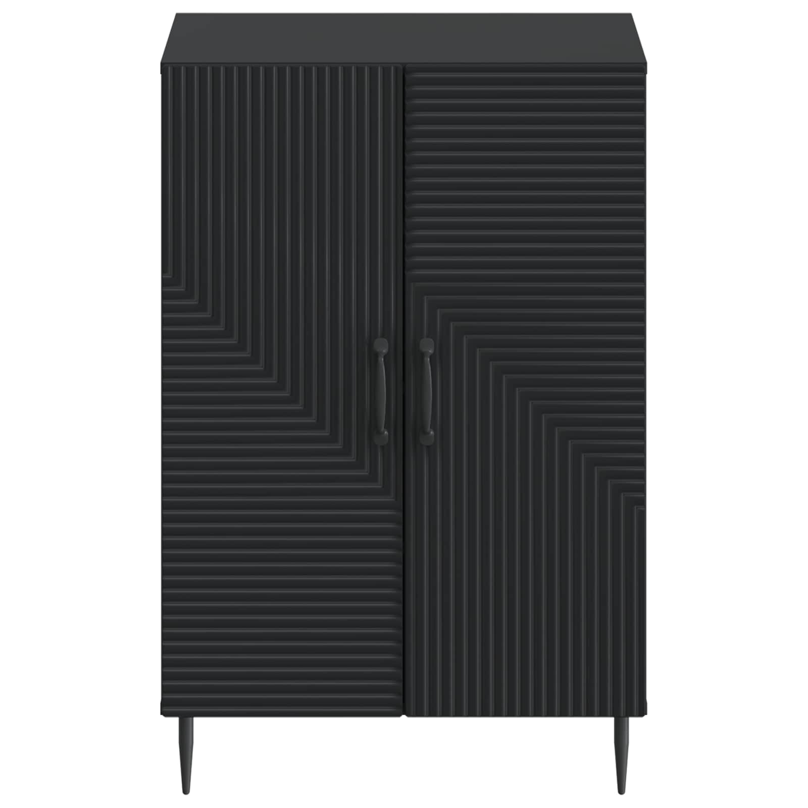 vidaXL Szafka na buty HAARLEM 59,5 x 39,5 x 89,5 cm Czarny
