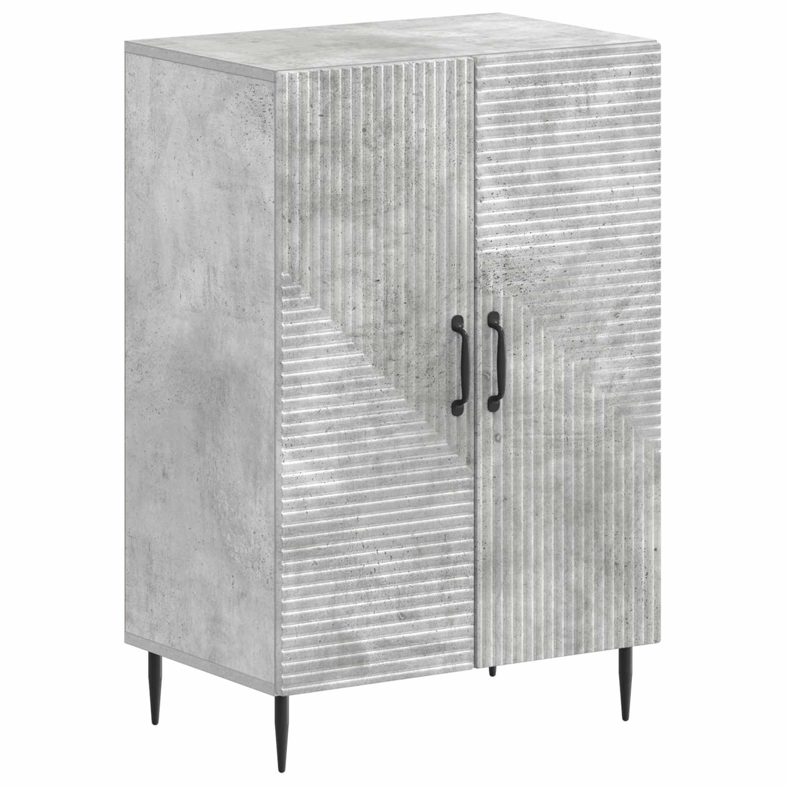 vidaXL Szafka na buty HAARLEM 59,5 x 39,5 x 89,5 cm Betonowy szary