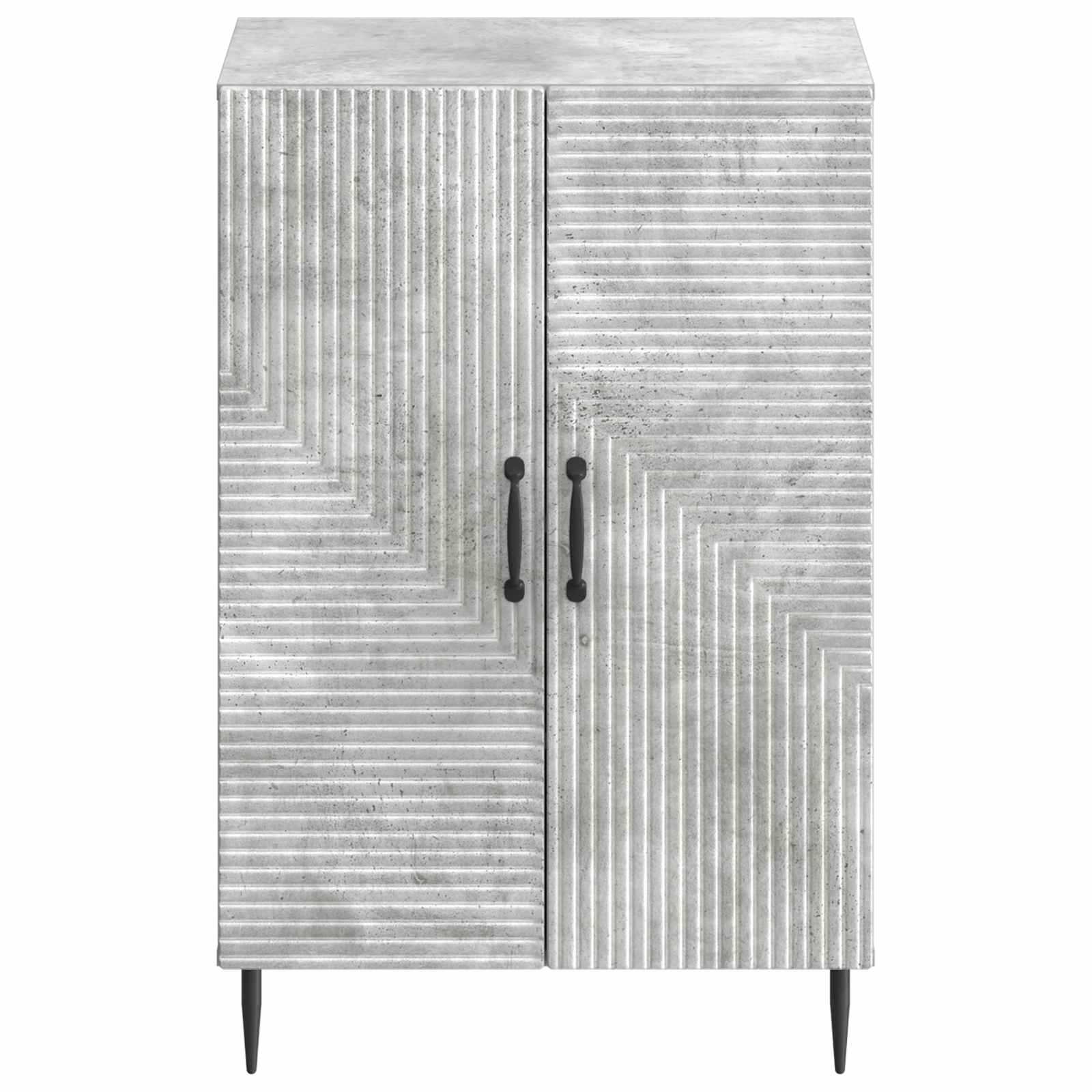 vidaXL Szafka na buty HAARLEM 59,5 x 39,5 x 89,5 cm Betonowy szary