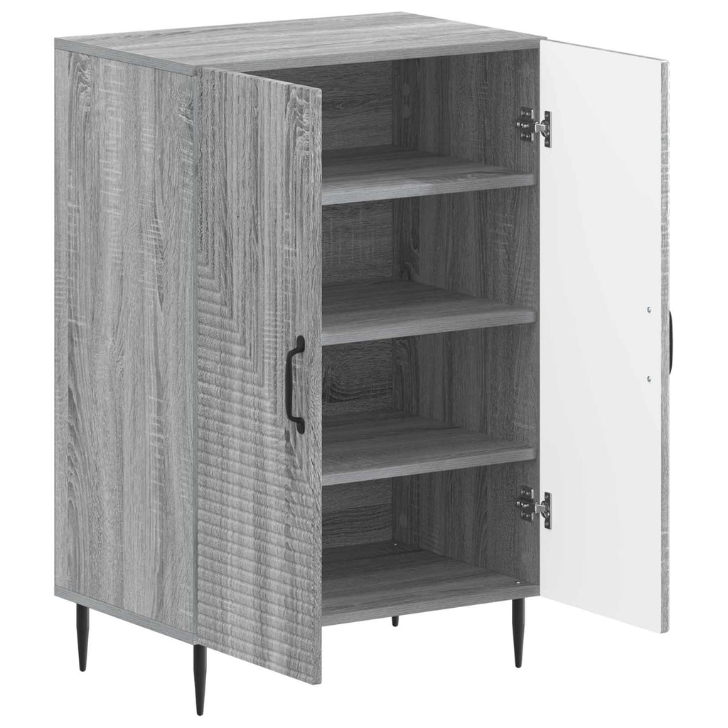vidaXL Szafka na buty HAARLEM 59,5 x 39,5 x 89,5 cm Szary Sonoma