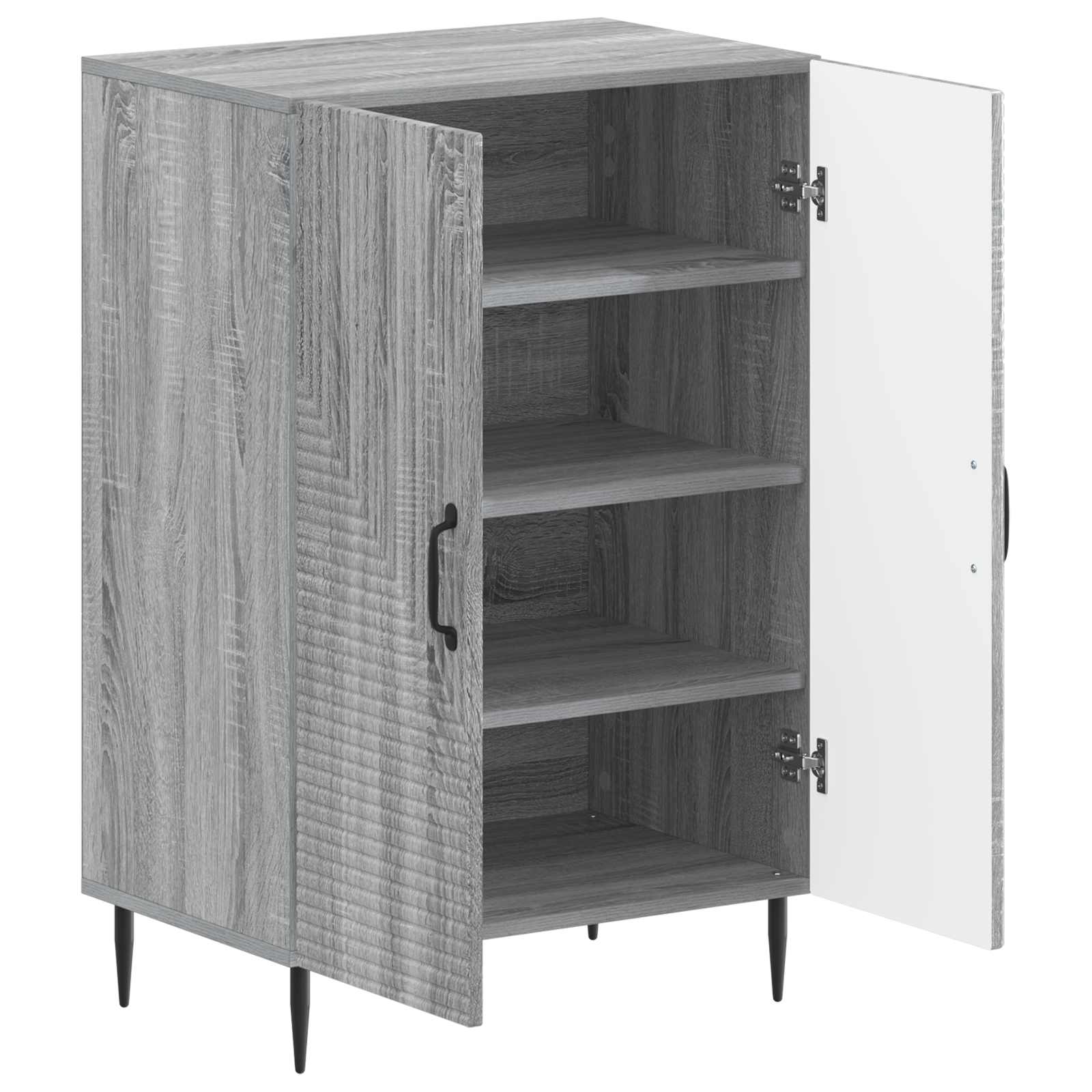 vidaXL Szafka na buty HAARLEM 59,5 x 39,5 x 89,5 cm Szary Sonoma