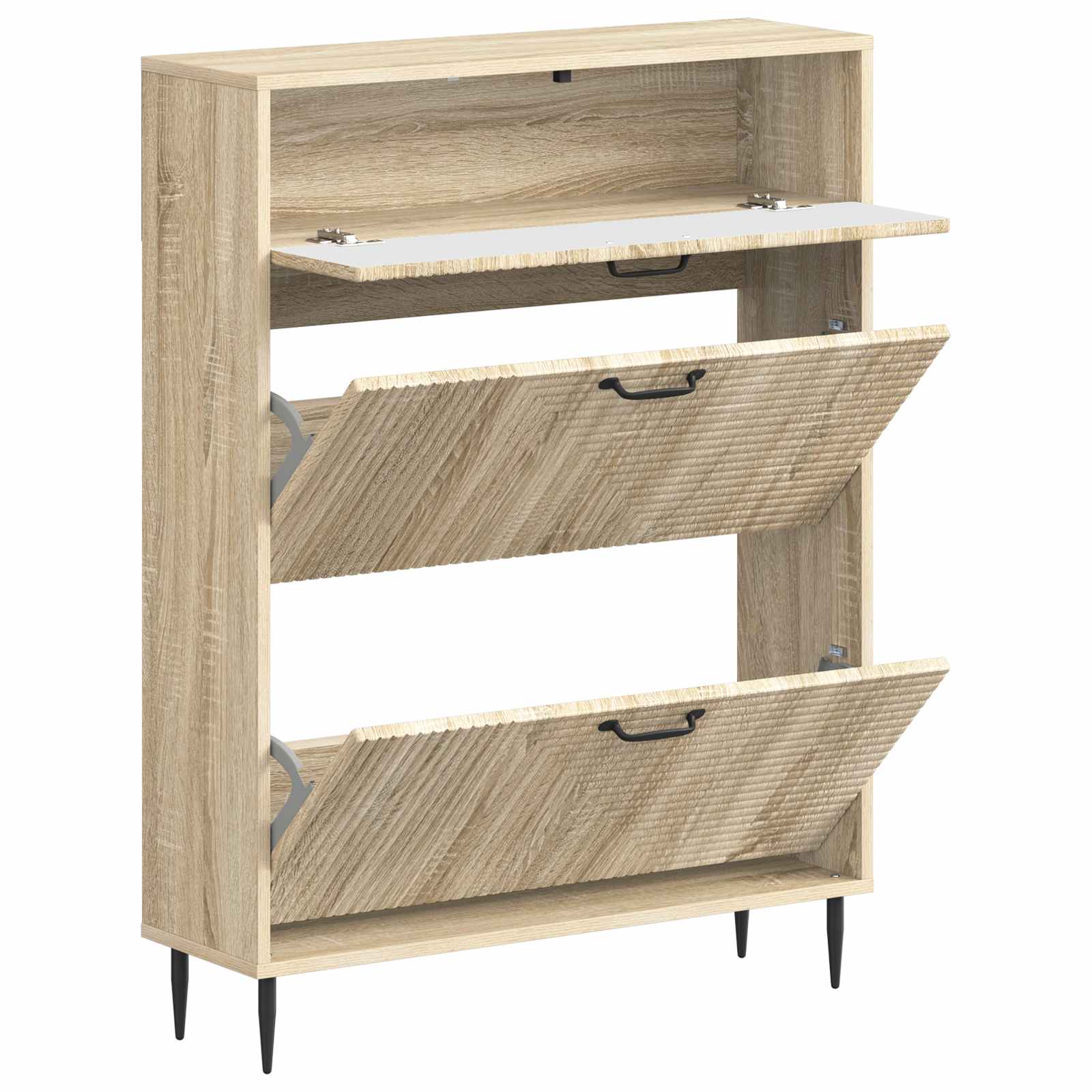vidaXL Szafka na buty HAARLEM 78 x 24 x 103 cm Drewno inżynieryjne