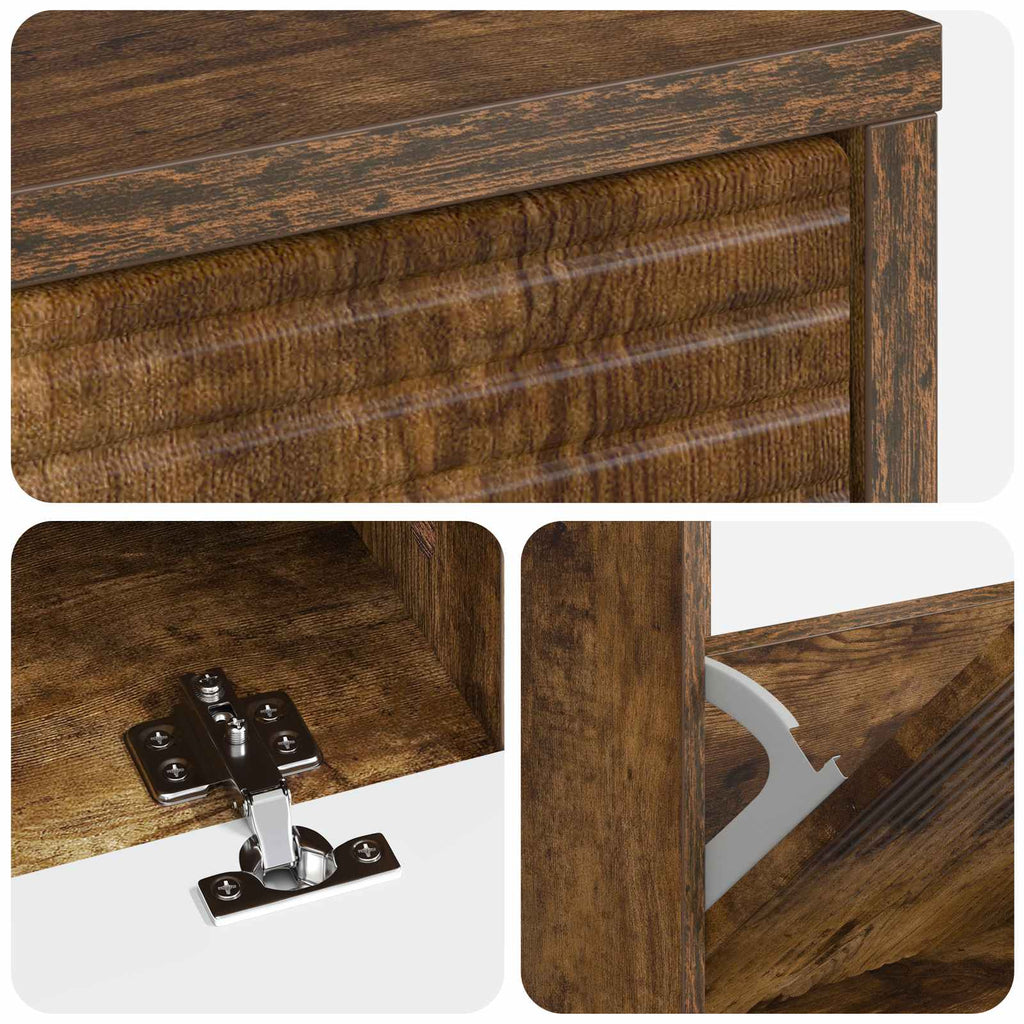 vidaXL Szafka na buty HAARLEM 78 x 24 x 103 cm Drewno inżynieryjne