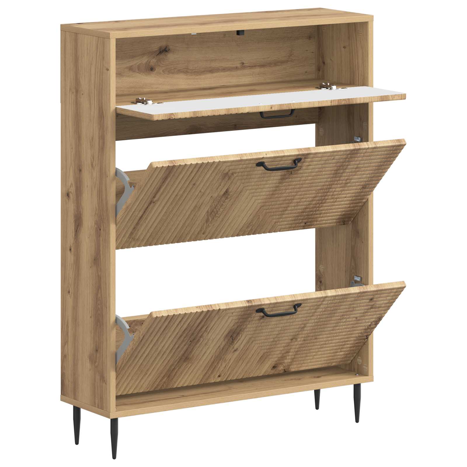 vidaXL Szafka na buty HAARLEM 78 x 24 x 103 cm Drewno inżynieryjne