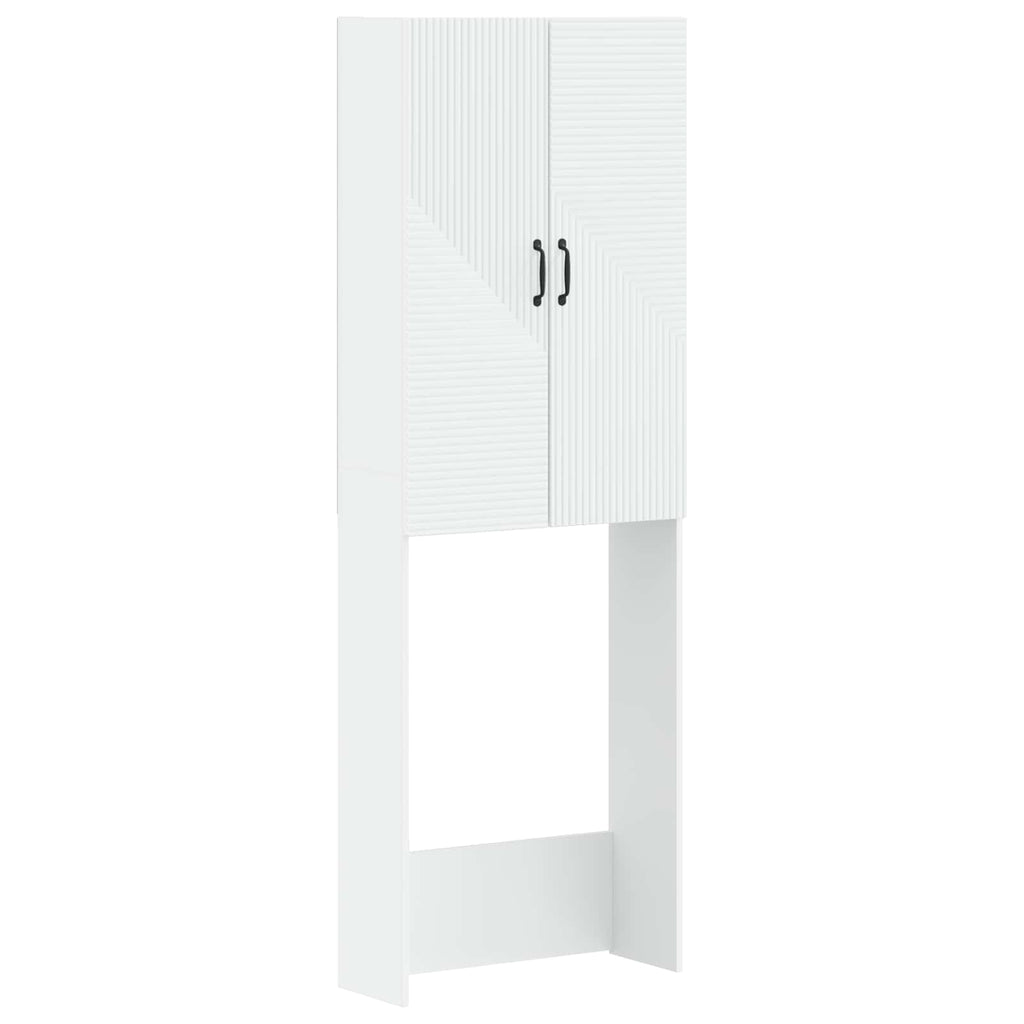 vidaXL Szafka toaletowa HAARLEM Biały 66 x 25,5 x 190 cm