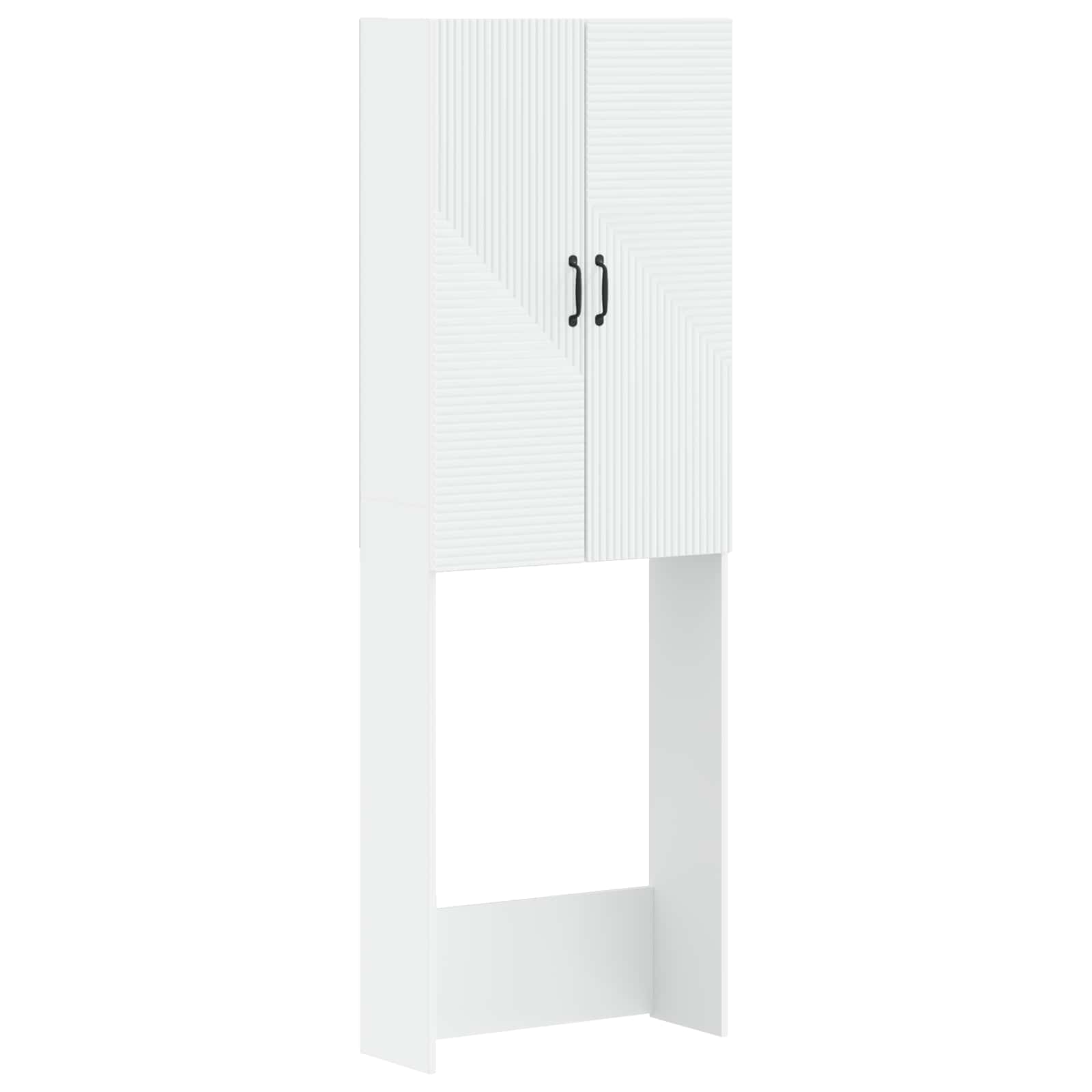 vidaXL Szafka toaletowa HAARLEM Biały 66 x 25,5 x 190 cm