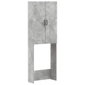 vidaXL Szafka toaletowa HAARLEM Betonowy szary 66 x 25,5 x 190 cm