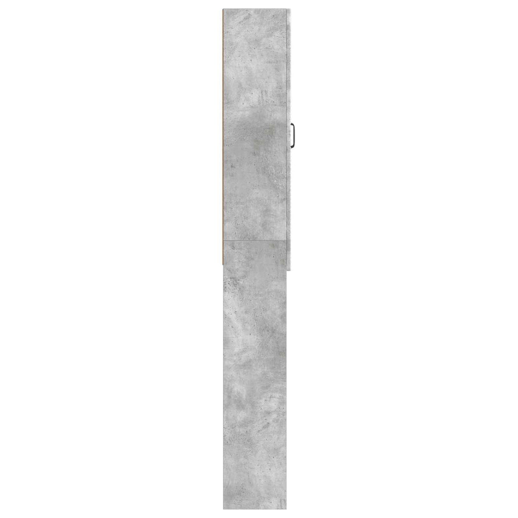 vidaXL Szafka toaletowa HAARLEM Betonowy szary 66 x 25,5 x 190 cm