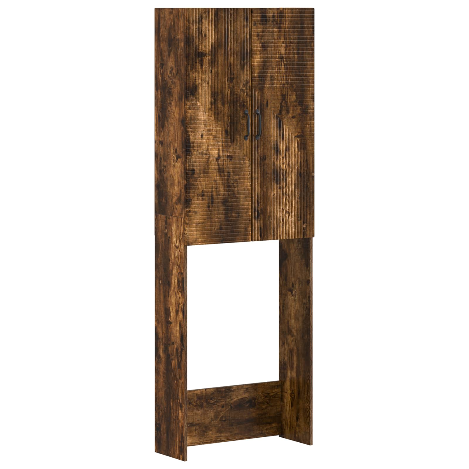 vidaXL Szafka toaletowa HAARLEM Dąb wędzony 66 x 25,5 x 190 cm