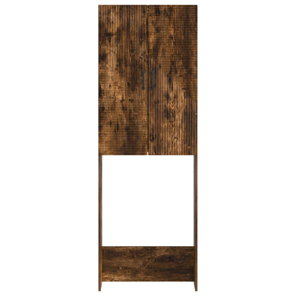 vidaXL Szafka toaletowa HAARLEM Dąb wędzony 66 x 25,5 x 190 cm