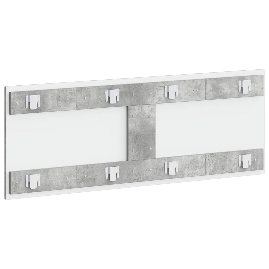 vidaXL Zagłówek montowany na ścianie HAARLEM Betonowy szary