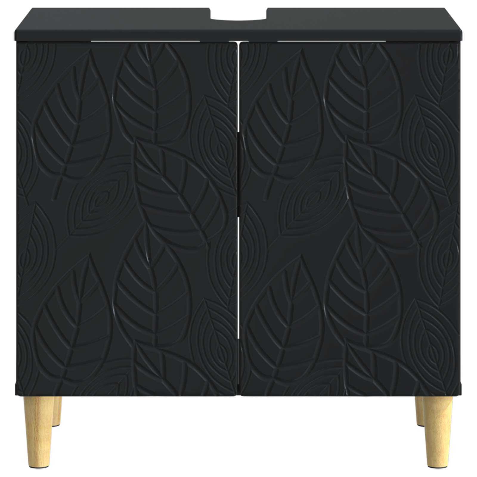 vidaXL Szafka pod umywalkę DELFT Czarny 59,5 x 31,5 x 59 cm
