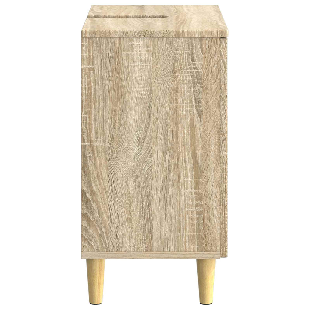 vidaXL Szafka pod umywalkę DELFT dąb Sonoma 59,5 x 31,5 x 59 cm