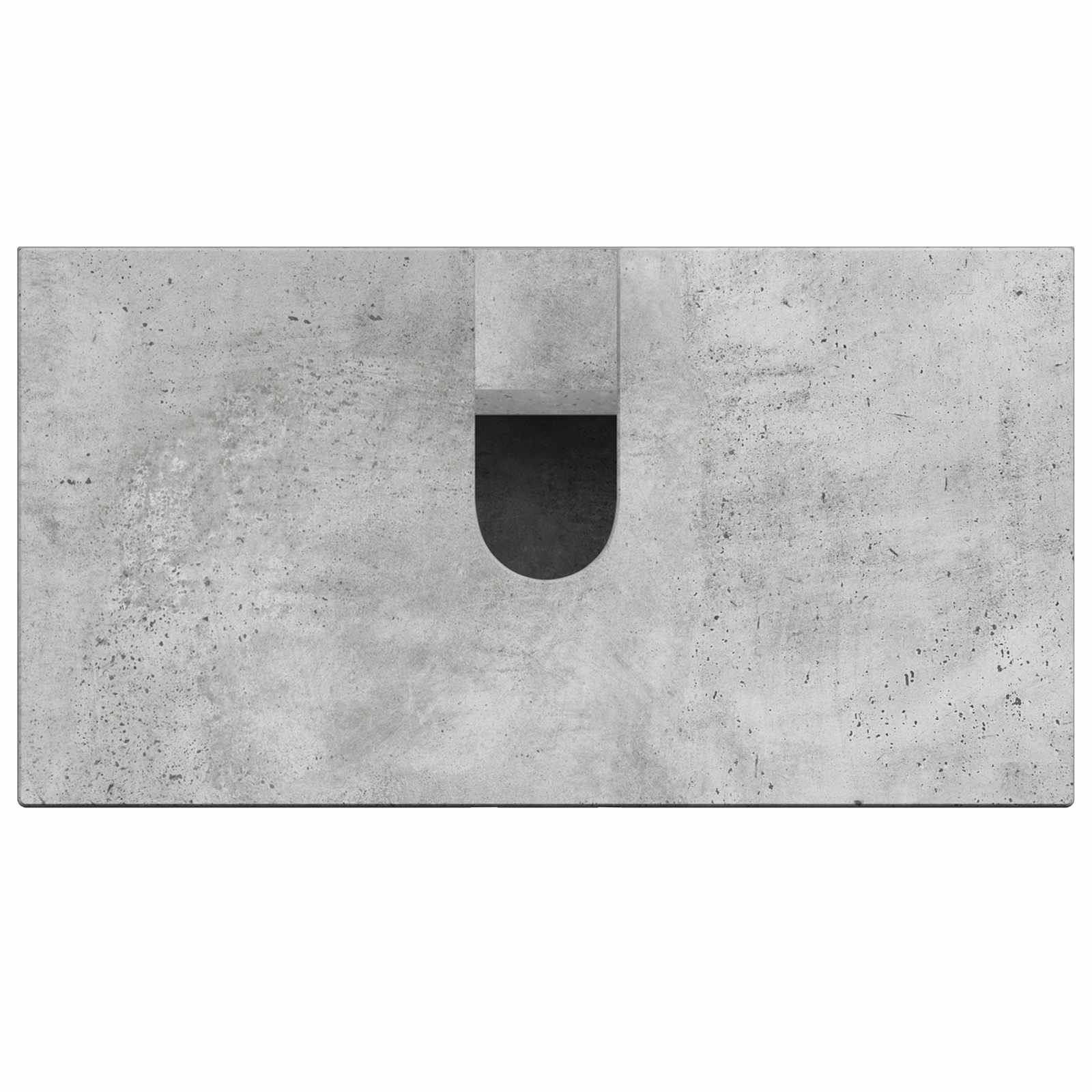 vidaXL Szafka pod umywalkę DELFT Betonowy szary 59,5 x 31,5 x 59 cm