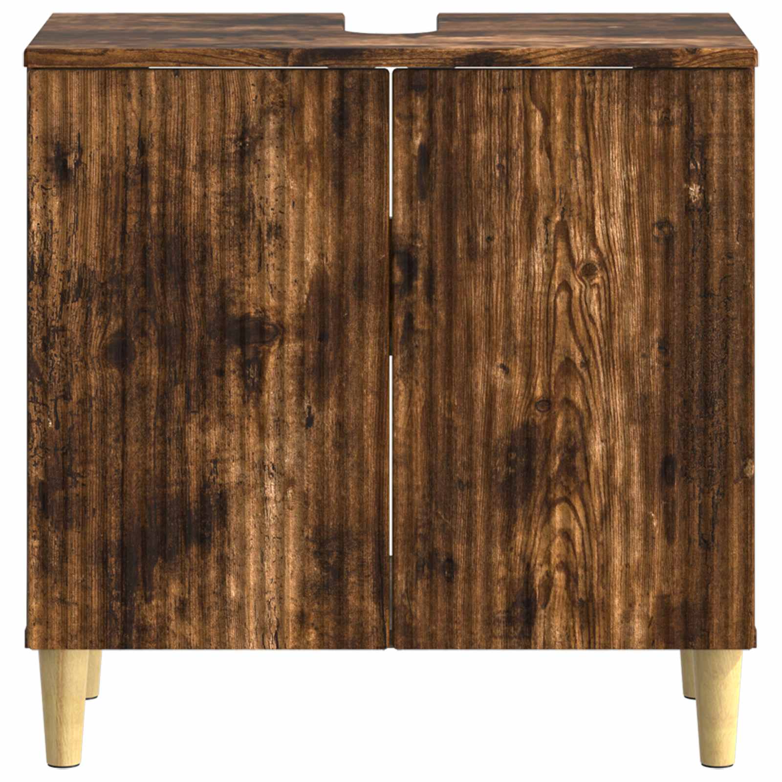 vidaXL Szafka pod umywalkę DELFT Dąb wędzony 59,5 x 31,5 x 59 cm