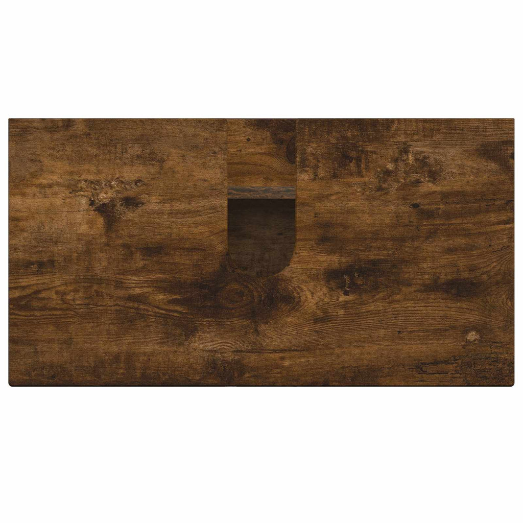 vidaXL Szafka pod umywalkę DELFT Dąb wędzony 59,5 x 31,5 x 59 cm