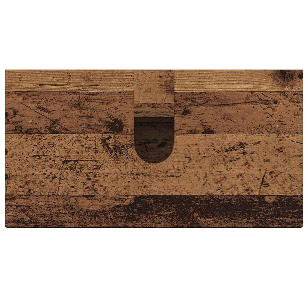 vidaXL Szafka pod umywalkę DELFT Stare drewno 59,5 x 31,5 x 59 cm