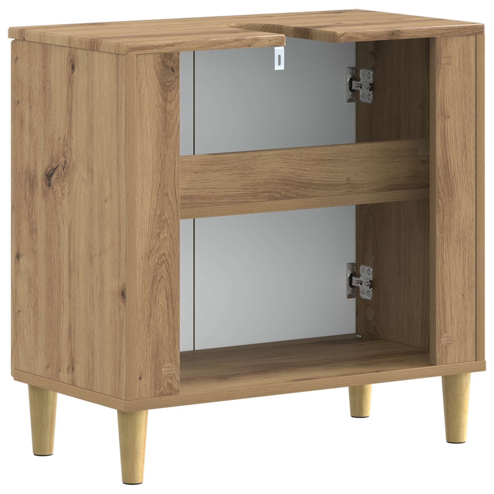 vidaXL Szafka pod umywalkę DELFT Dąb artisan 59,5 x 31,5 x 59 cm