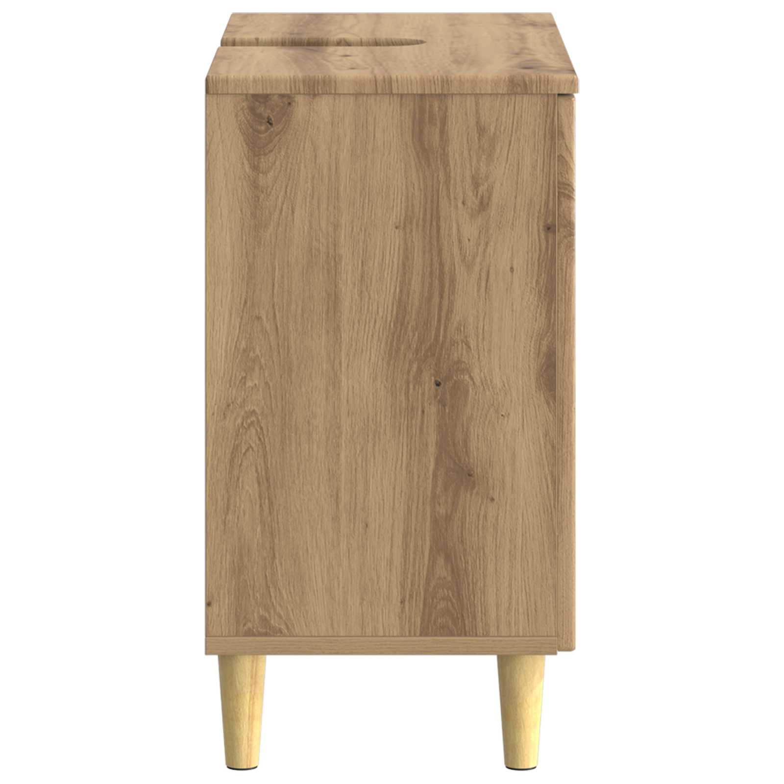 vidaXL Szafka pod umywalkę DELFT Dąb artisan 59,5 x 31,5 x 59 cm